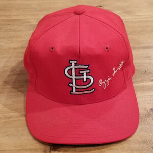 Vintage St. Louis Cardinals Ozzie Smith #1 Hat Snapback AJD Red MLB Baseball